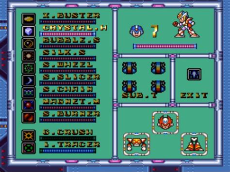 mega man x2 items|Weapons Guide .